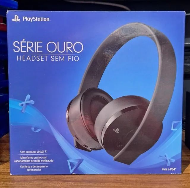 Headset Série Ouro para PS4 Lacrado