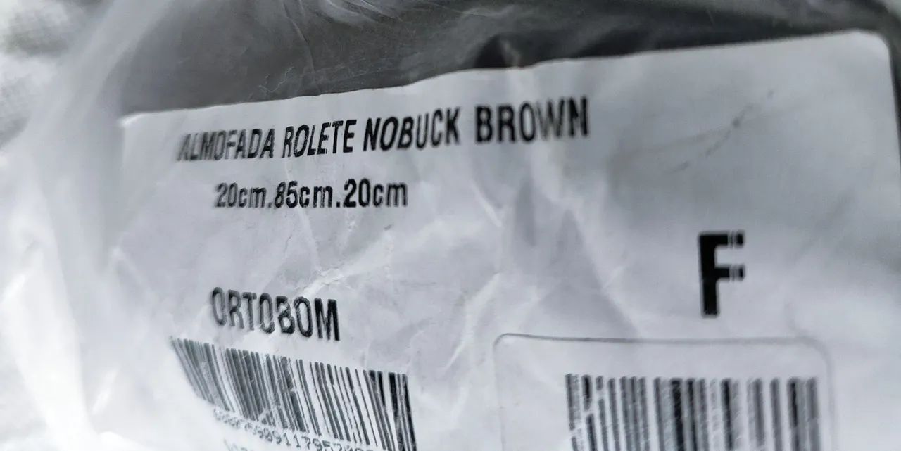 Almofada Ortobom Rolete Nobuck Nova - Foto 3