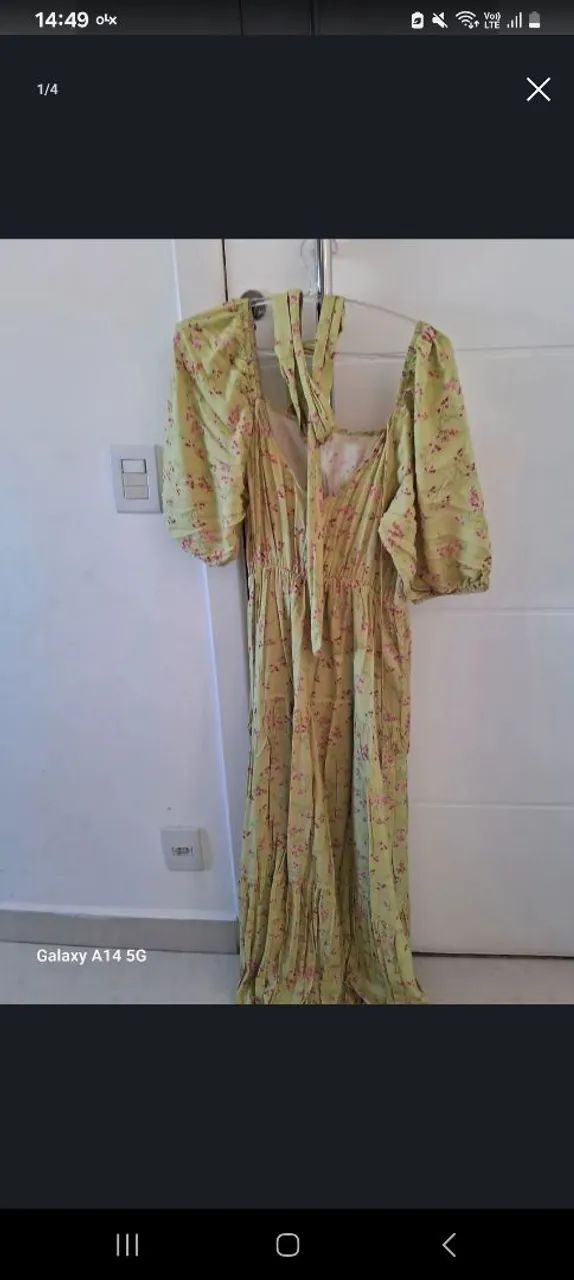 Lindeza e delicadeza de vestido