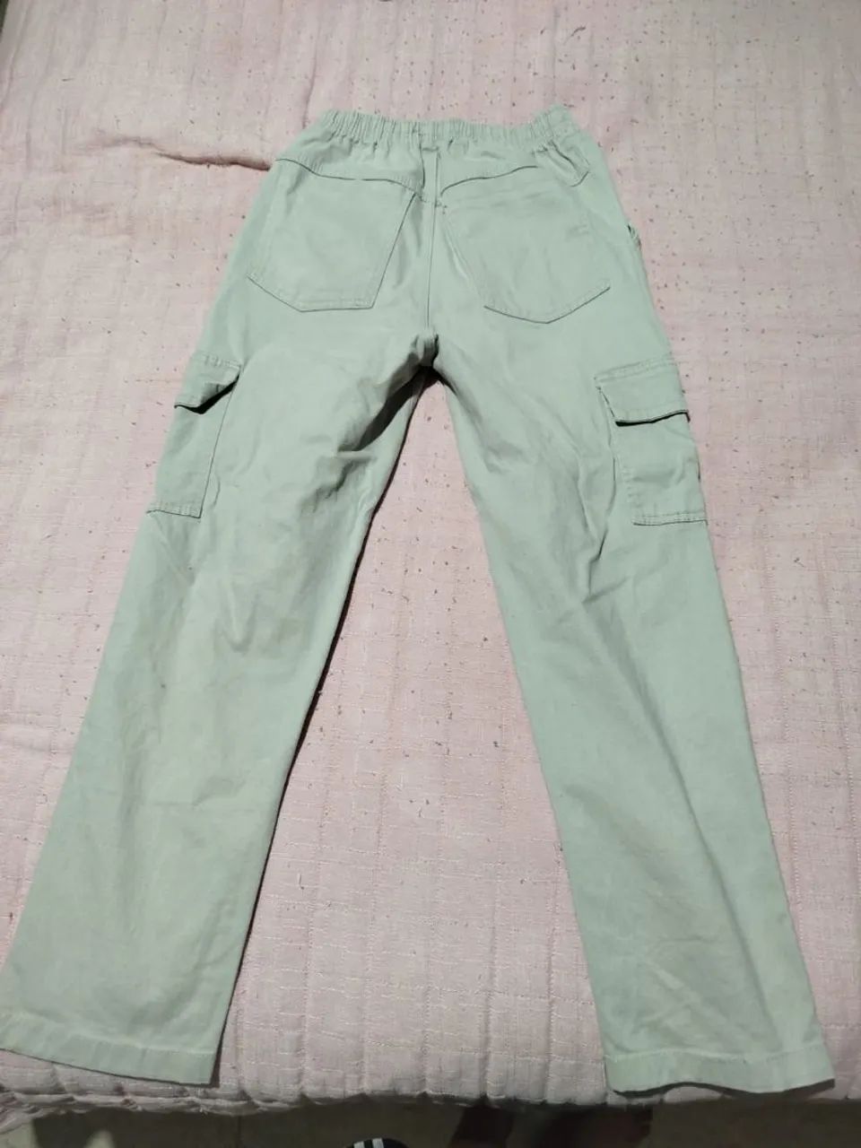Calça cargo bege - Foto 2