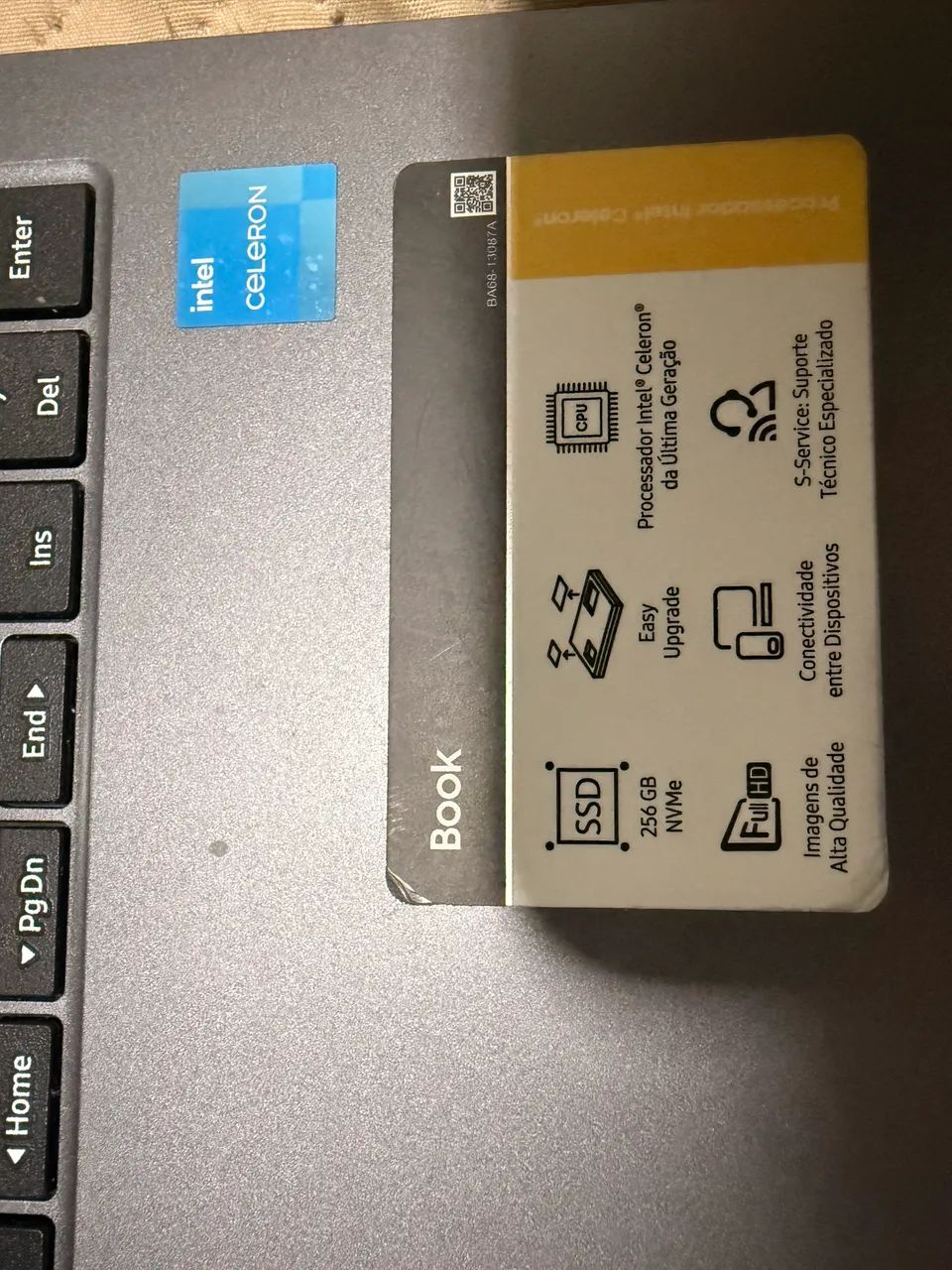 Notebook Samsung Book E20 Celeron 6305 15,6 4gb 240gb Ssd Cor Cinza -  - Foto 2