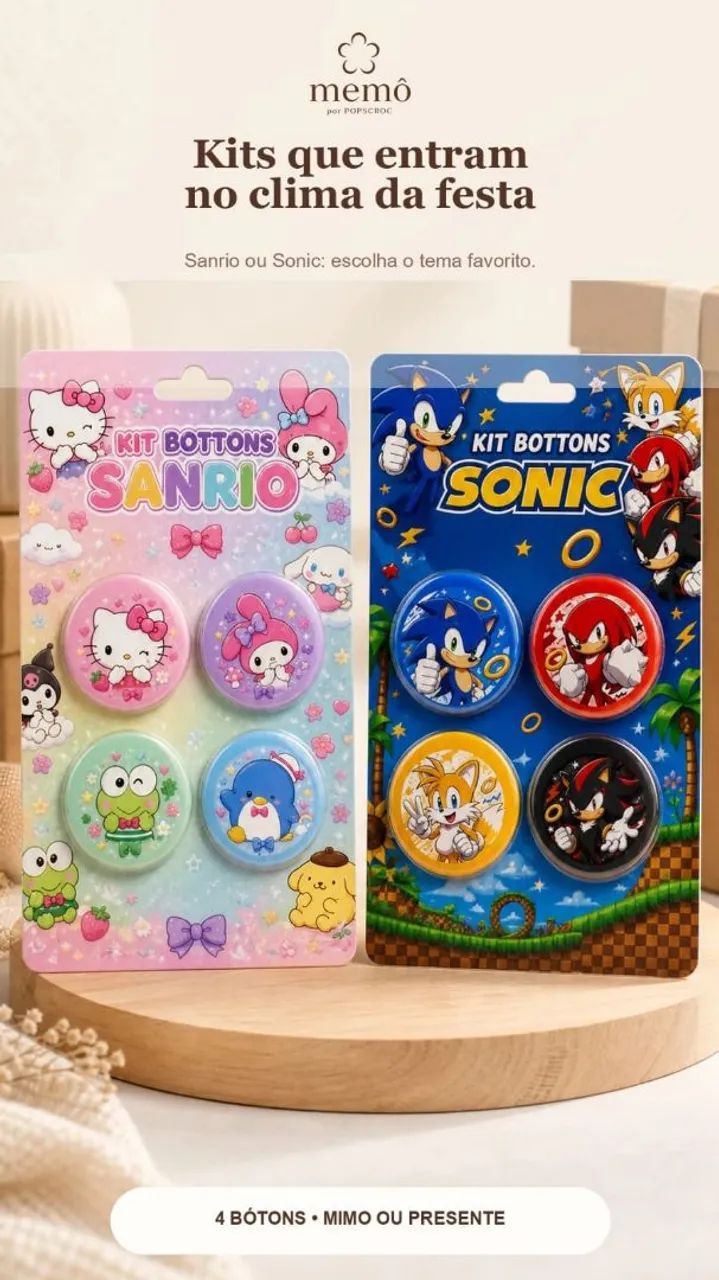 ÍMÃS BOTTONS PERSONALIZADOS E MIMOS PARA ABC - Foto 4