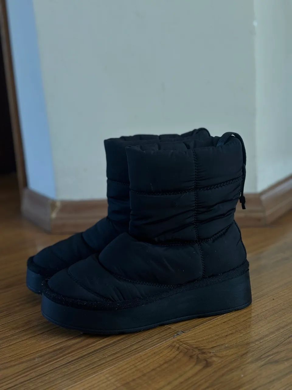 Bota puffer zara 