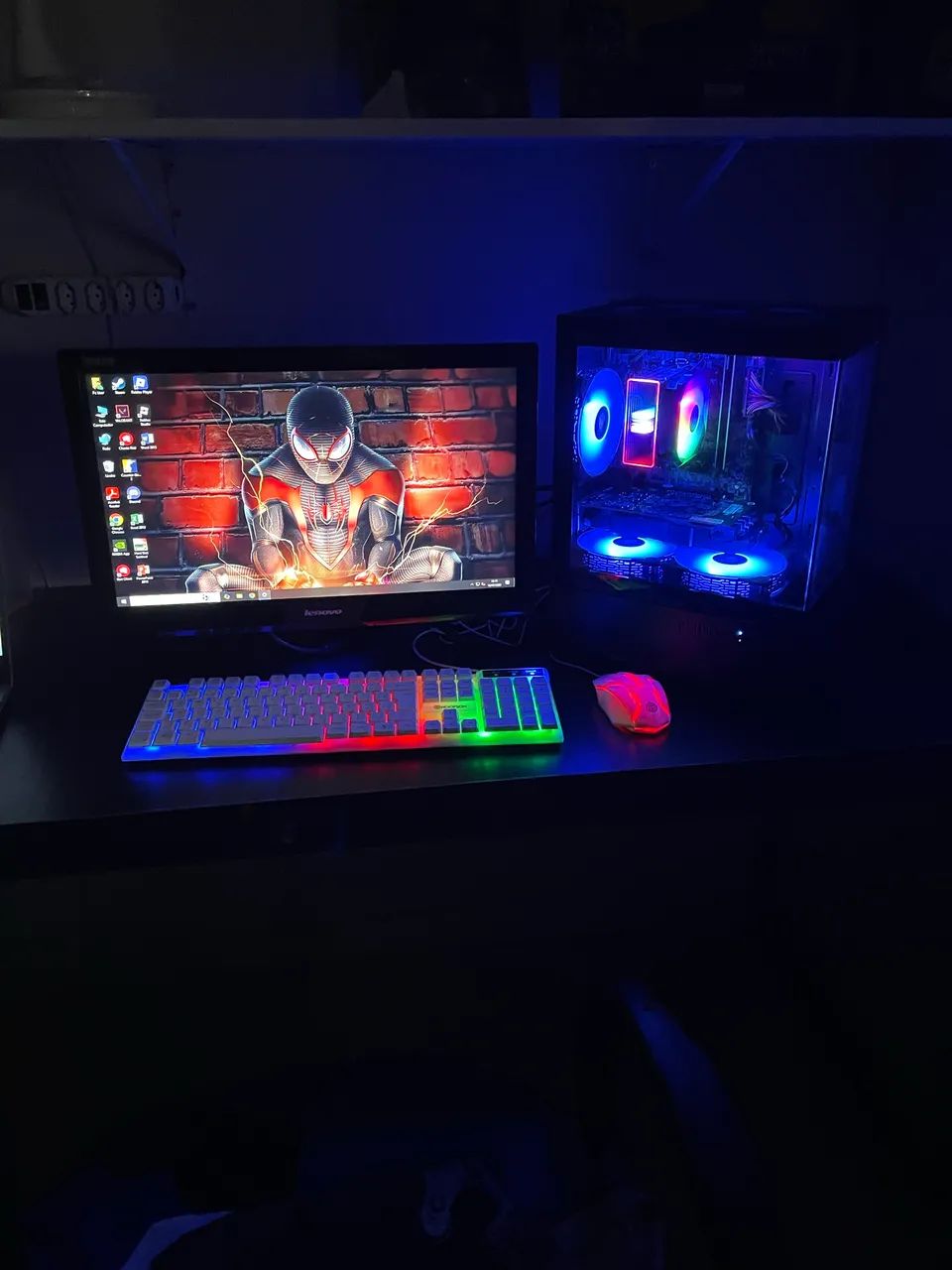 Pc gamer de entrada, completo no ponto de usar 