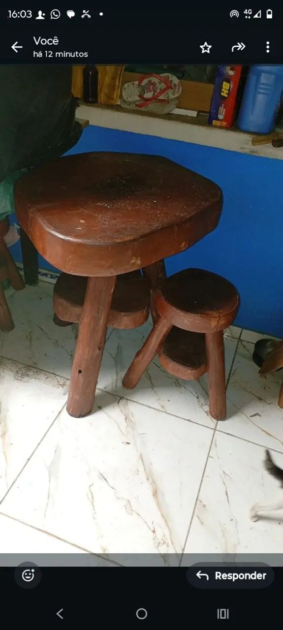 mesa rústica 4 cadeiras 64962185287553120