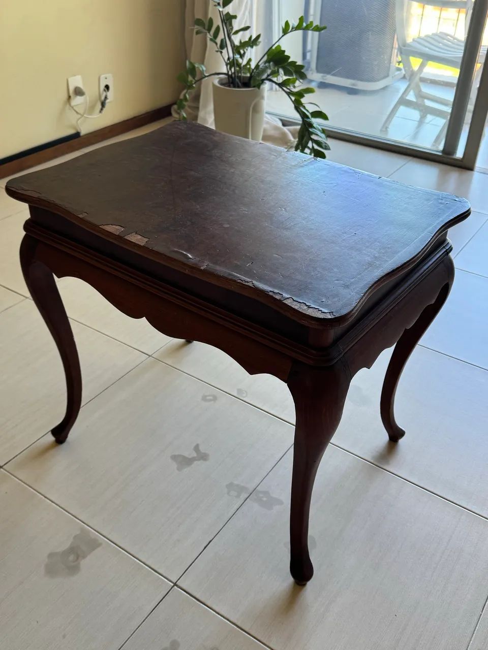 Mesa de Centro em Madeira Maciça Estilo Colonial - Clássica - Foto 3