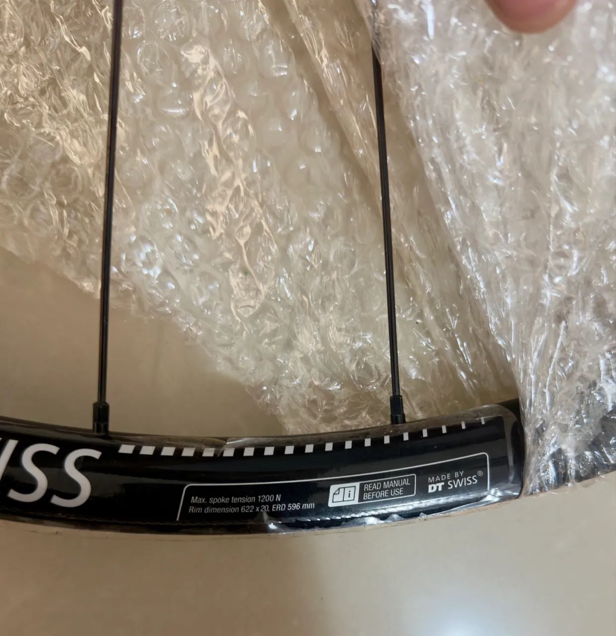 Par De Rodas Dt Swiss R470 Db Disco Speed 28r Supersix Preto NOVAS