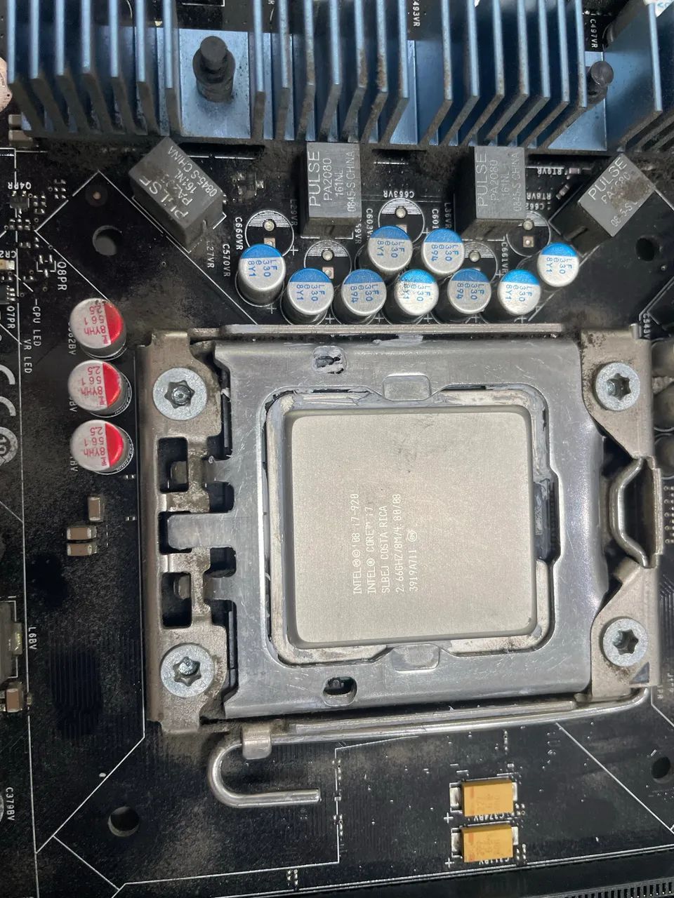 Placa mãe Intel DX58so com processador i7-920 - Foto 2