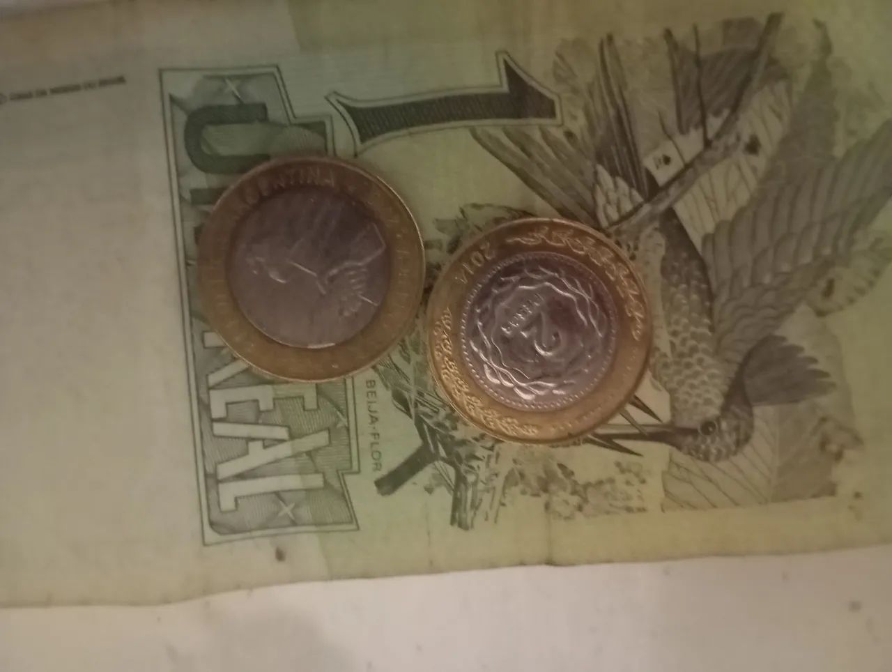 ? Raridade! Nota de R$ 1 Fora de Circulação + Moedas - Foto 2