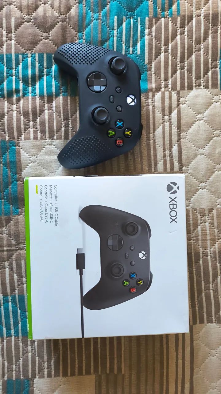 Controle Sem Fio Xbox + Cabo USB - Foto 3
