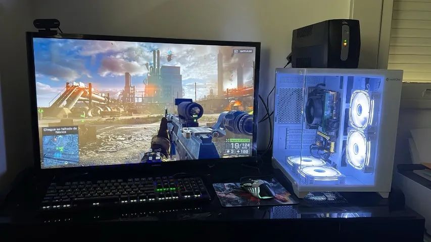 Pc completo com TV de 32 Ryzen 5 5600GT