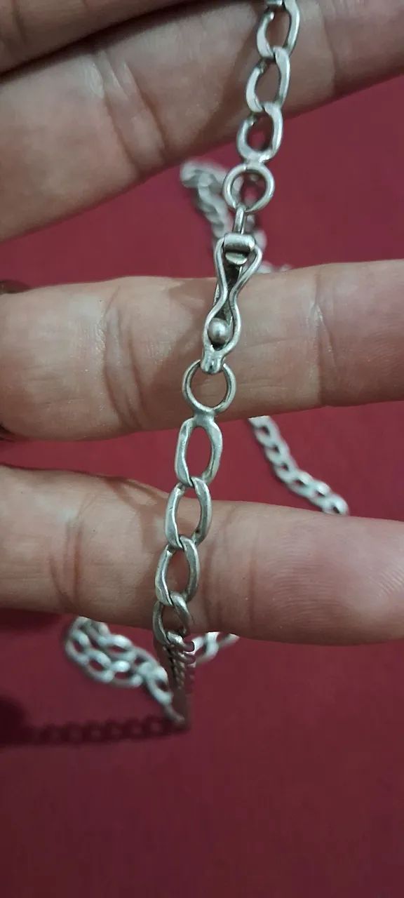 Vendo ou troco ( cordão de prata ) - Foto 3