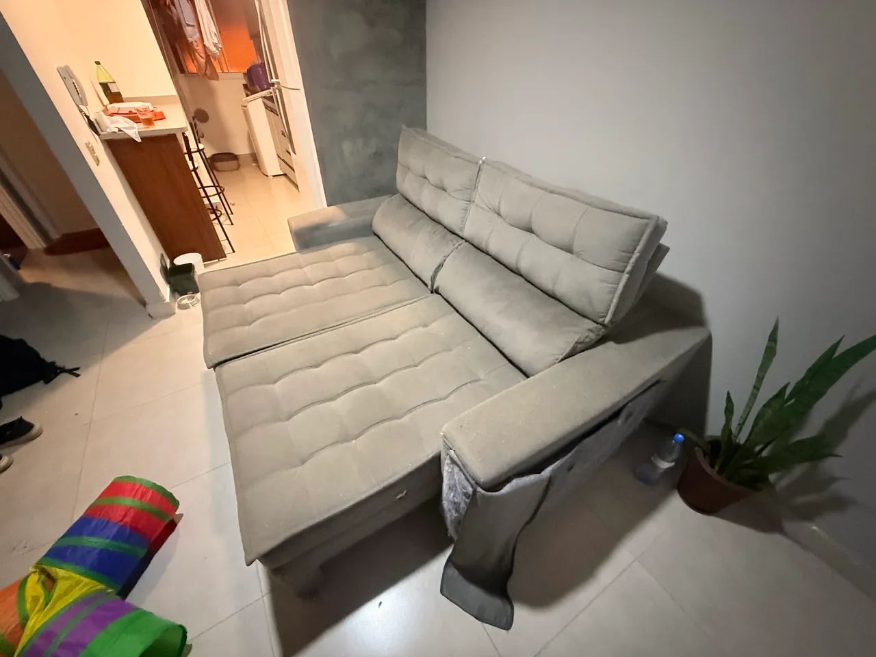 SOFÁ RETRÁTIL 2,05M - MOLAS ENSACADAS - R$ 750 - Foto 3