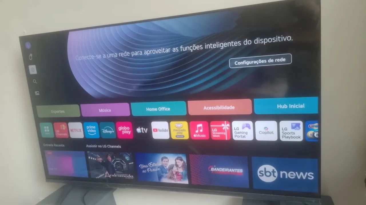 Vendo TV Smart 50 polegadas LG 4K Qled - Foto 3