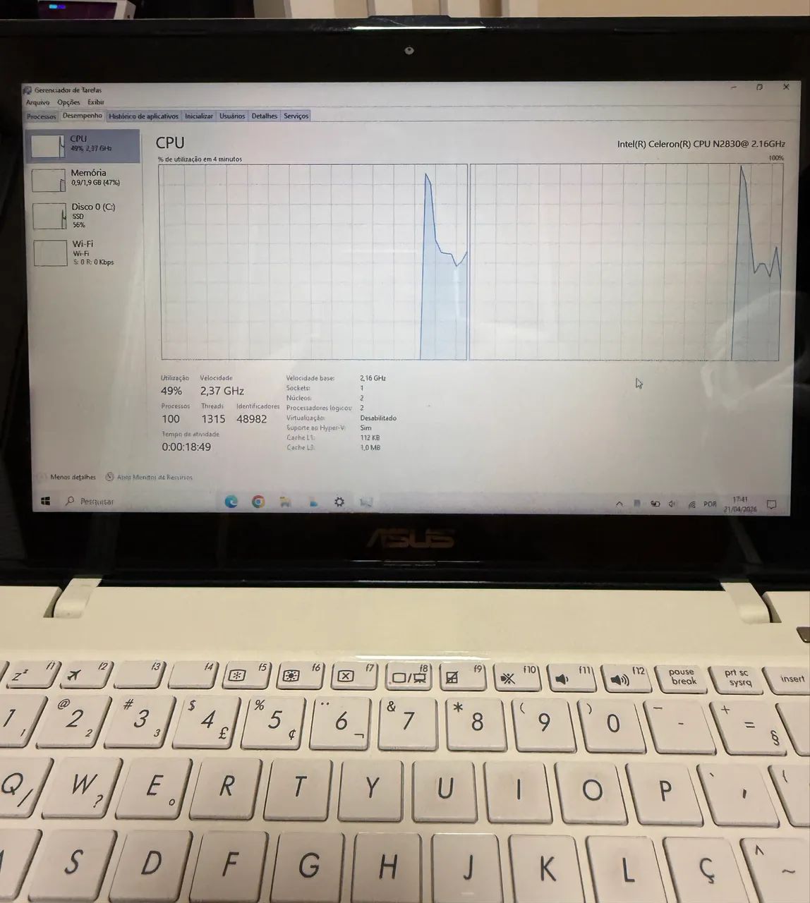 Notebook Asus X200MA 11.6" tela touch - Foto 3