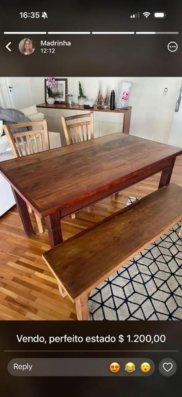 Mesa de madeira  - Foto 4