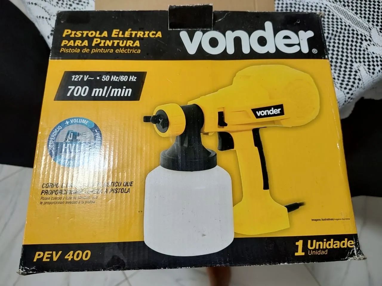 Pistola Elétrica para Pintura 