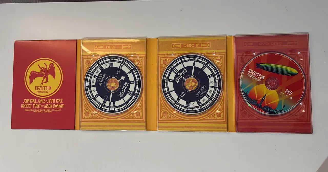 Box Led Zeppelin Celebration Day 2 CDS + 1 DVD - CDs, DVDs etc