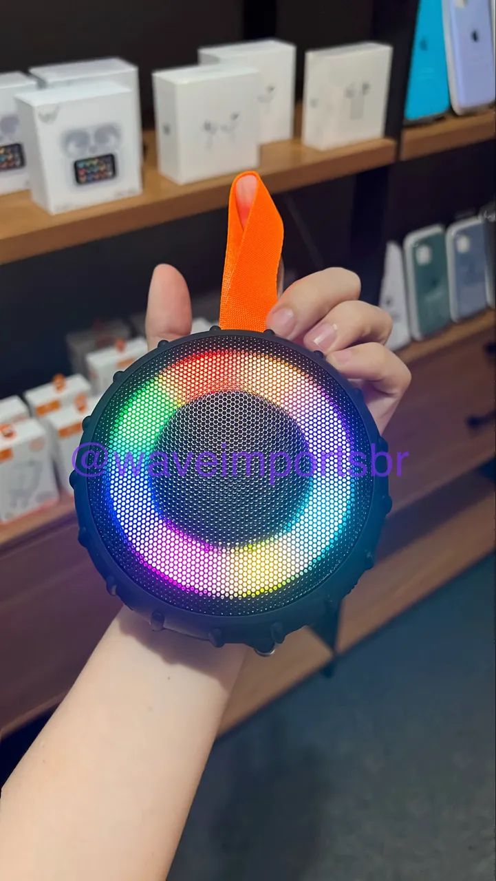 Caixa de som Bluetooth AL-958 a prova d?água - Foto 2