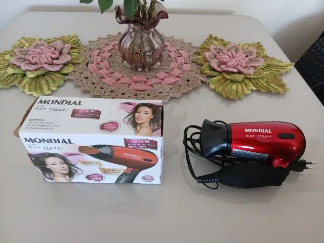 Secador de cabelo para viagem