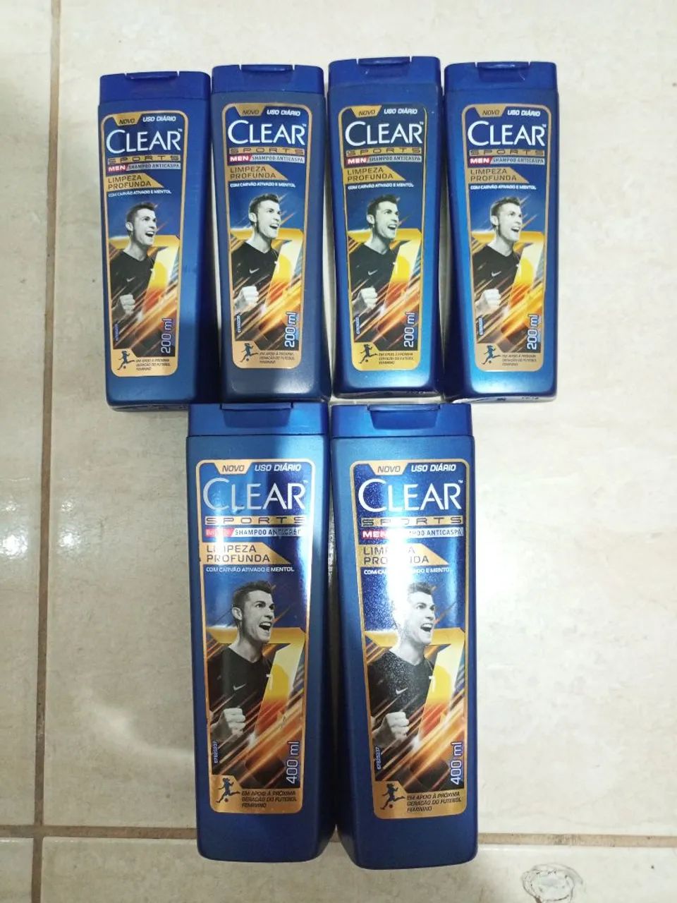 Cristiano Ronaldo vidros shampoo 