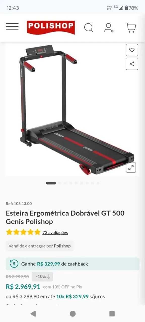 Vendo esteira 