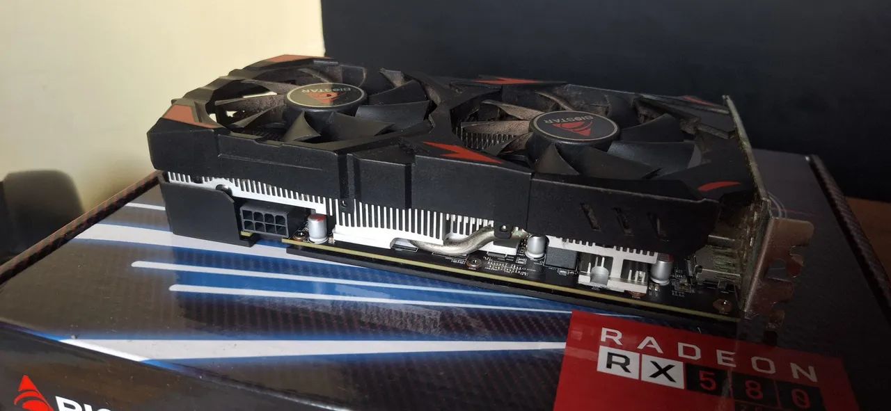 Placa de Vídeo Biostar Radeon RX 580 8GB (Com Caixa e Teste) - Foto 5
