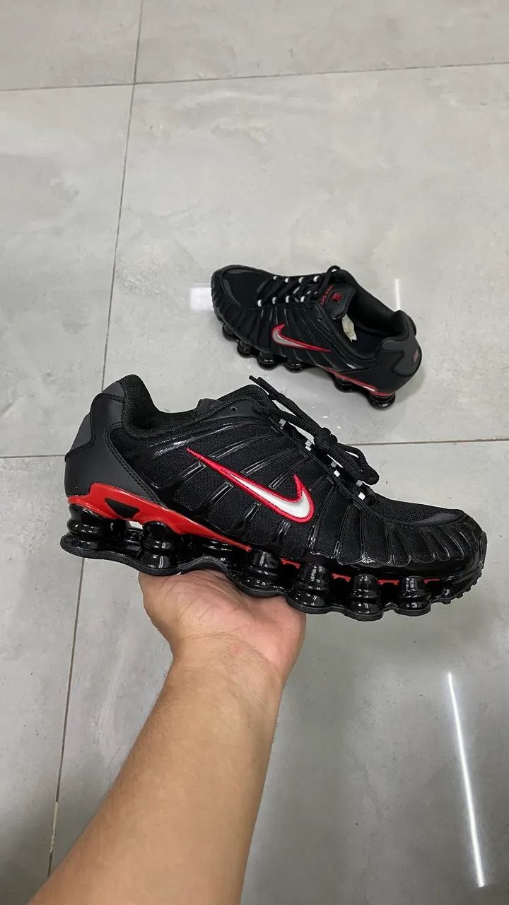 Nike Shox TL Black University Red - Foto 2
