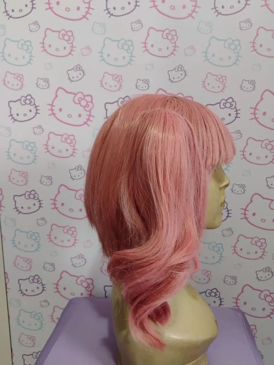 Peruca Rosa com Ponytails Madoka Cosplay - Foto 4
