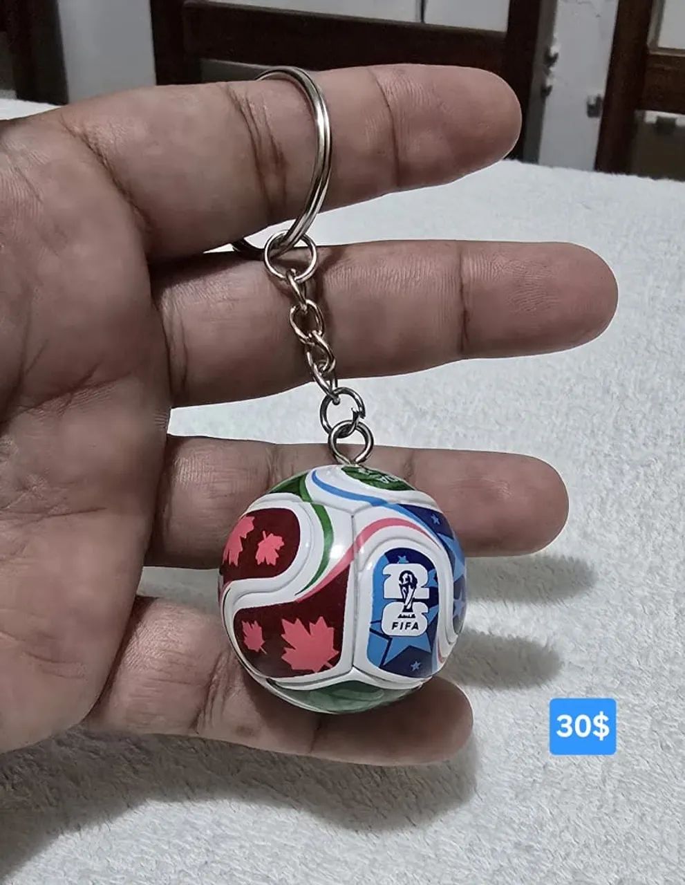 Chaveiro da bola da copa do mundo 