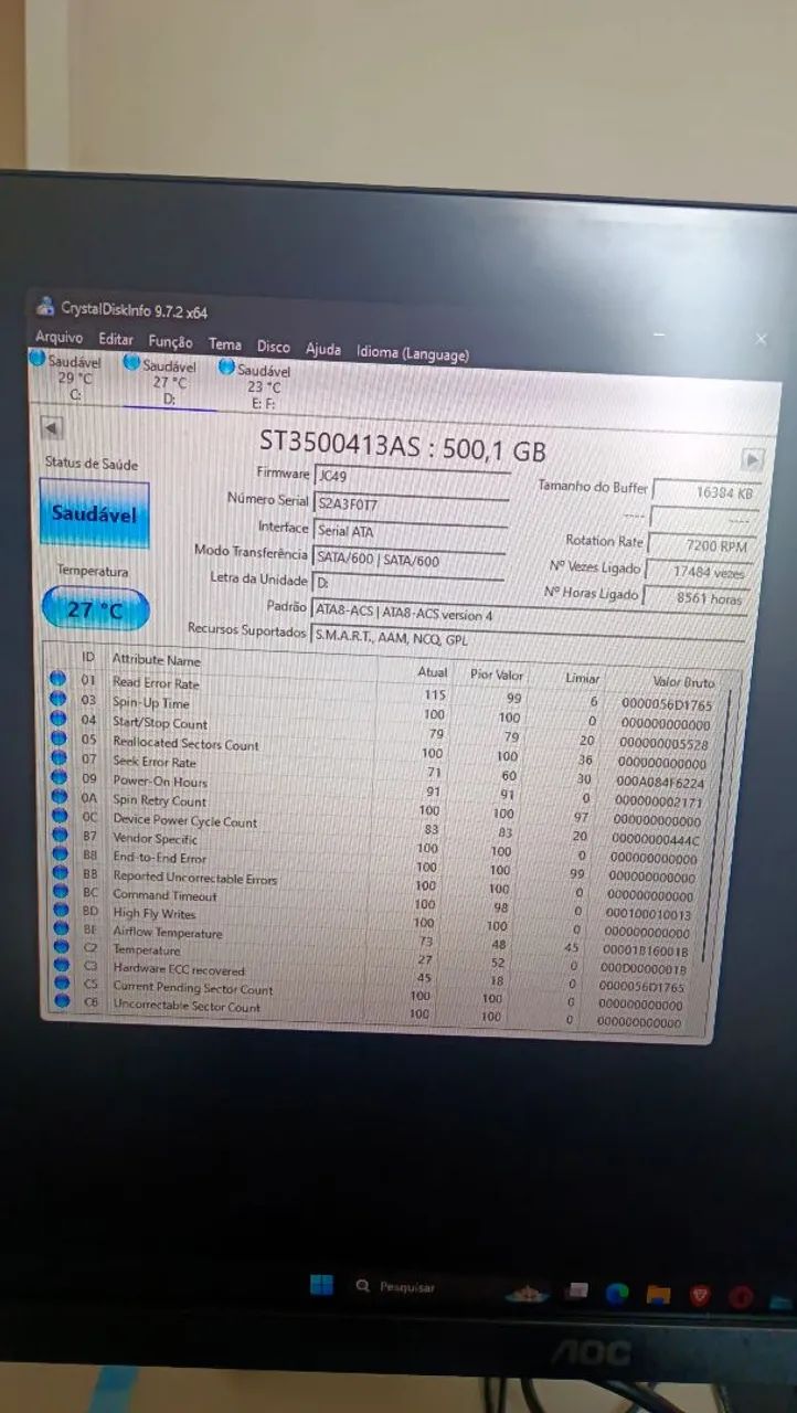 HD 500gb segate - Foto 5