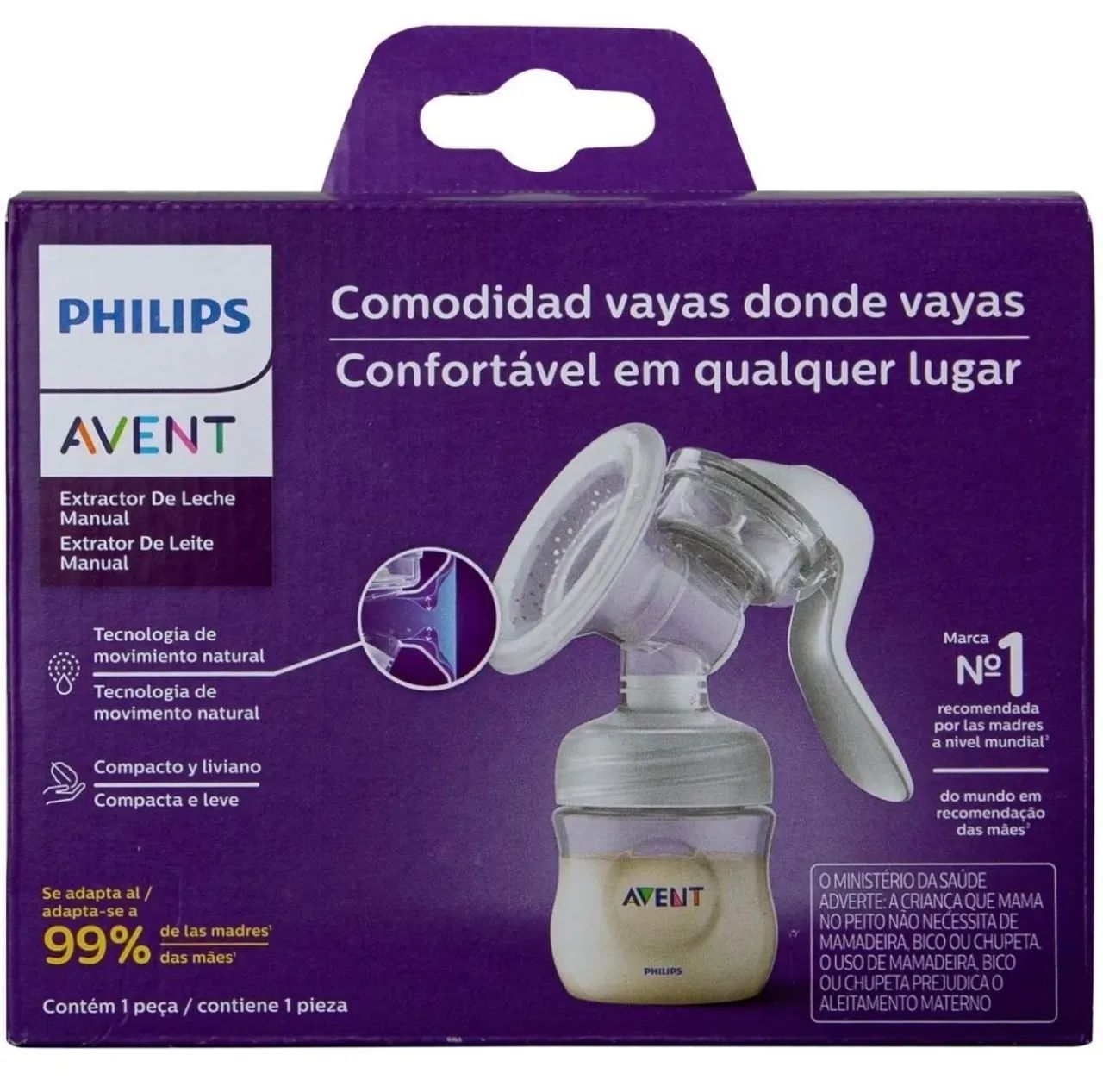 Philips Avent -  Extrator Bomba Manual De Leite Materno - Foto 3