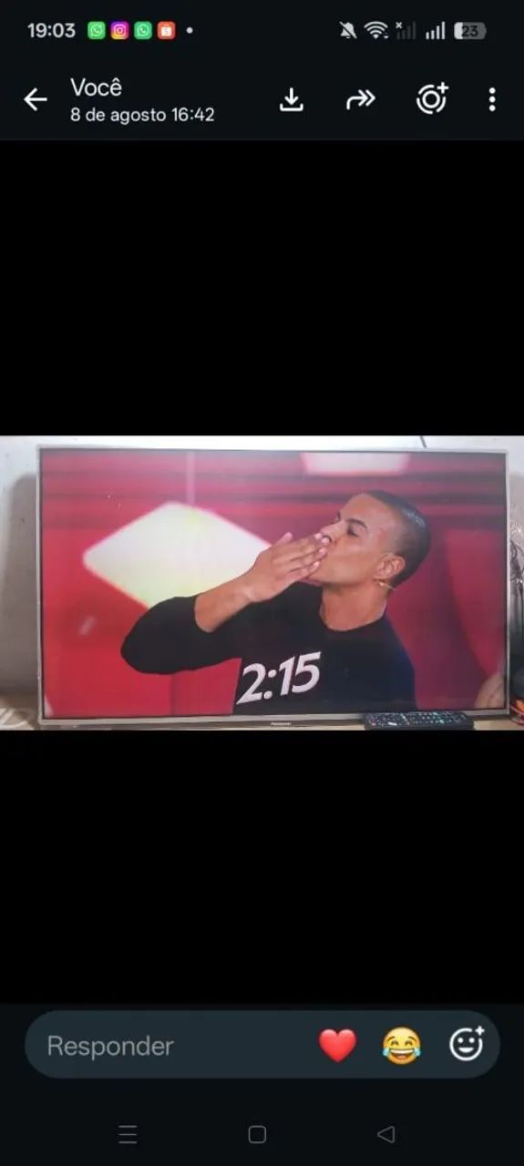 Vendo uma smart tv de 42 polegadas,cntt *15 - Foto 2