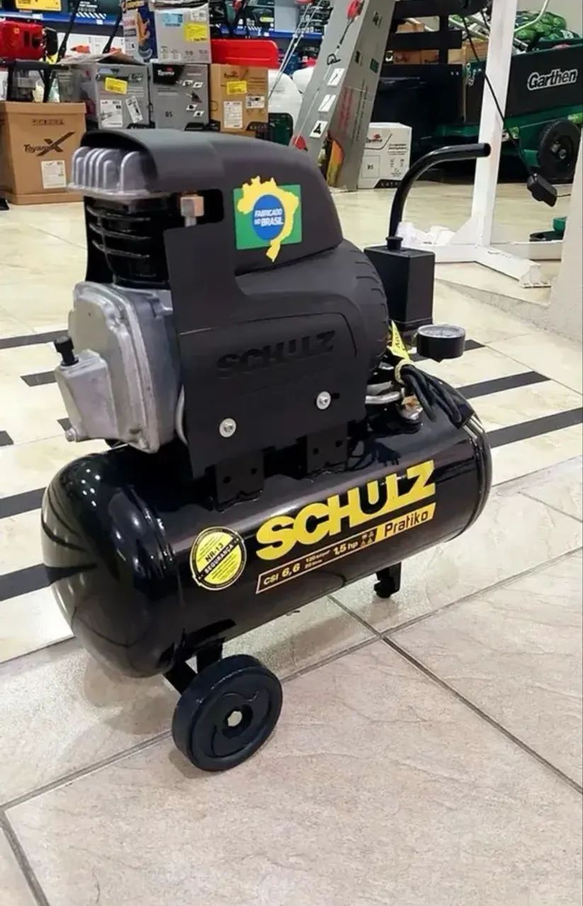 Compressor de 20L 120 psi Motor 2HP Schulz (Novo) - Foto 4