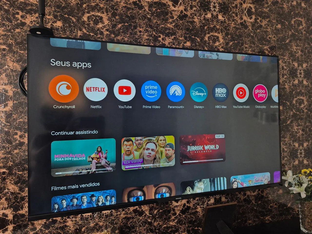 Tvsmart tv  Philips 50 polegadas menos de 1 ano de uso