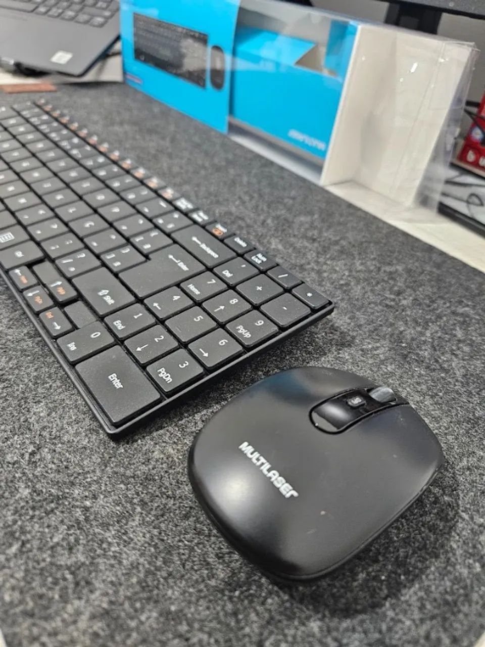 Teclado e Mouse sem fio Multilaser TC202 - Foto 3