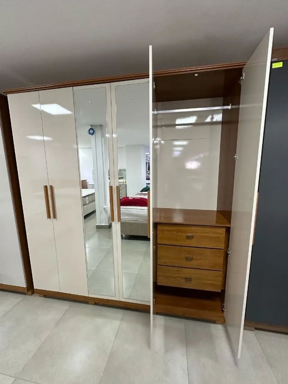 guarda roupa novo material mdf  - Foto 3