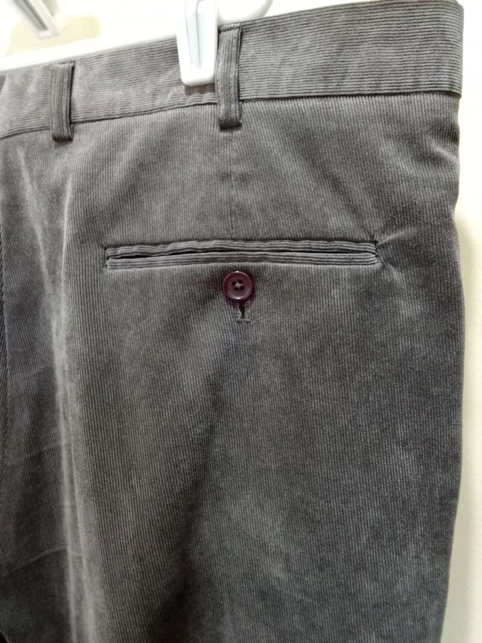 Calça masculina veludo cotelê  - Foto 3