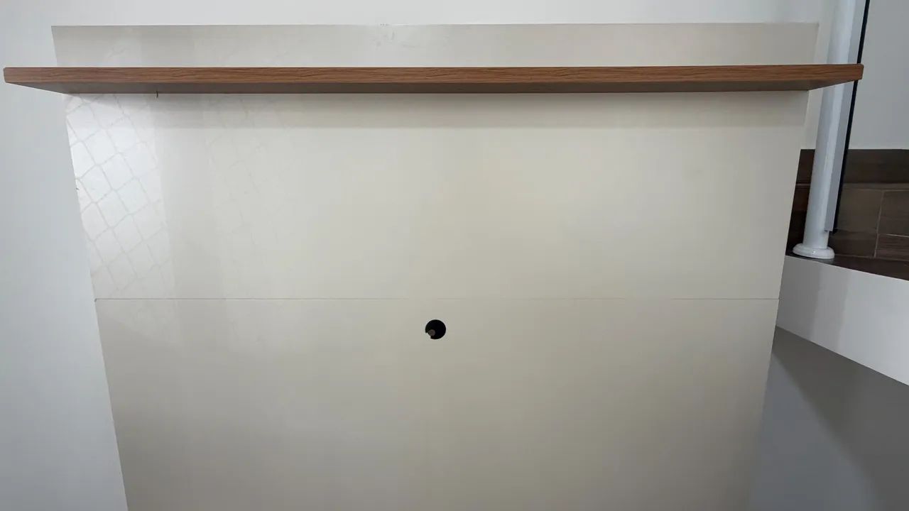 Rack para TV até 55? | Madeira e Off-White | Excelente Estado - Foto 5