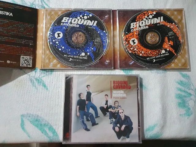 Lote com CDs discografia Biquíni Cavadão com 2 cds - Foto 3