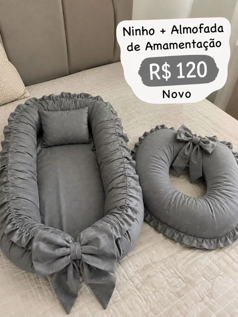 Vende-se NINHO REDUTOR + ALMOFADA DE AMAMENTAÇÃO