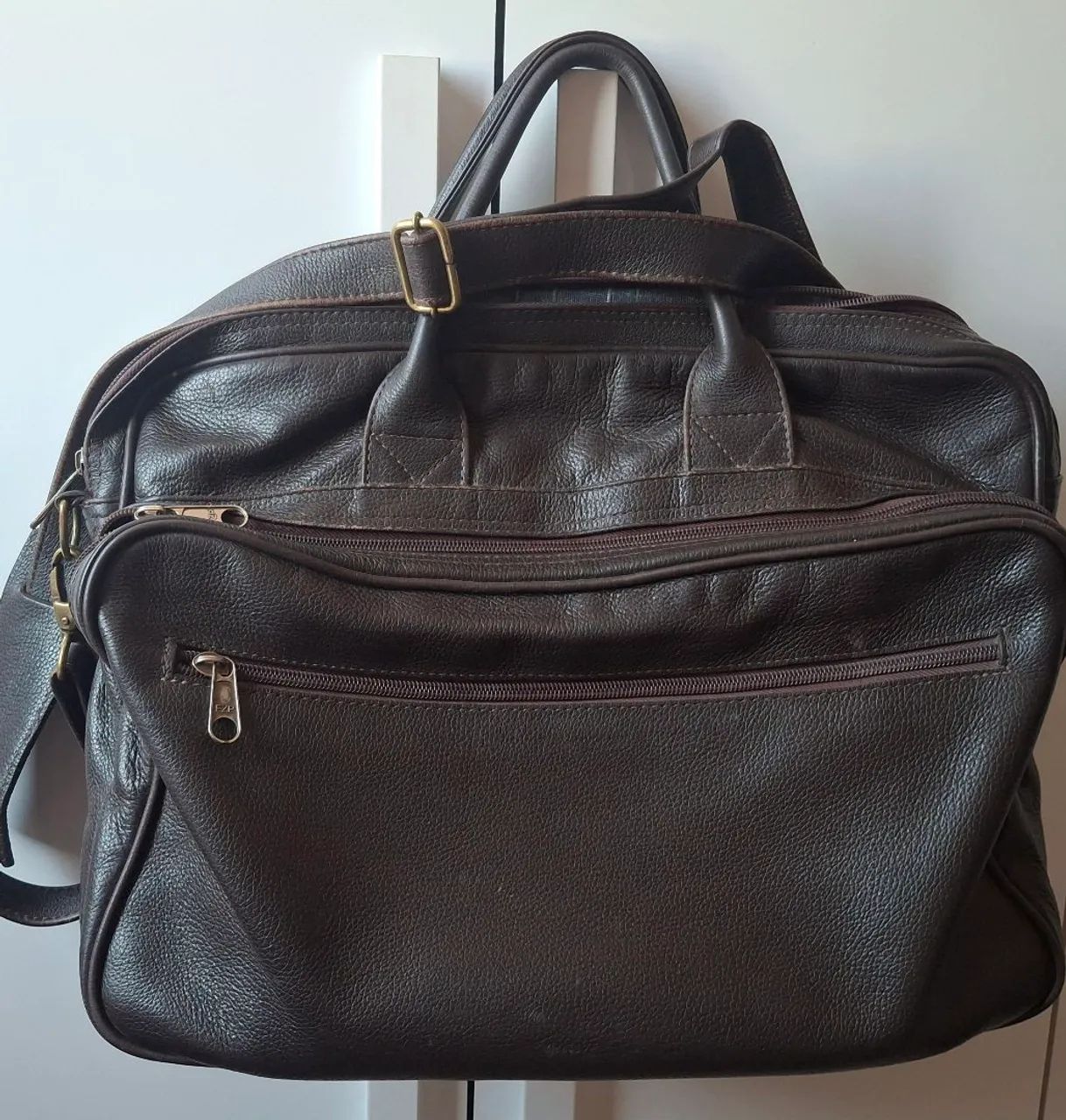 Bolsa pasta executiva couro legítimo