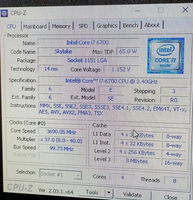 Intel Core i7-6700 + Cooler Box ? 4C/8T ? LGA1151 - Foto 2