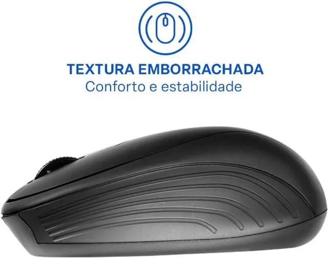 Mouse sem Fio Multi MS350 USB 1200 DPI Ergonômico - Foto 2