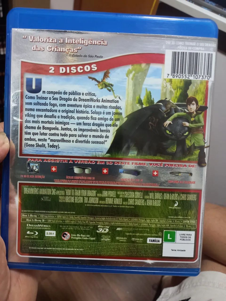 BLU-RAY COMO TREINAR SEU DRAGAO 3D + BLU-RAY  - Foto 2