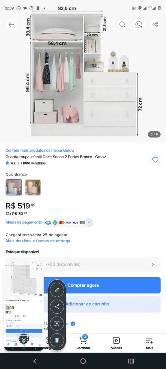 COMODA BEBÊ NA CAIXA !!!!