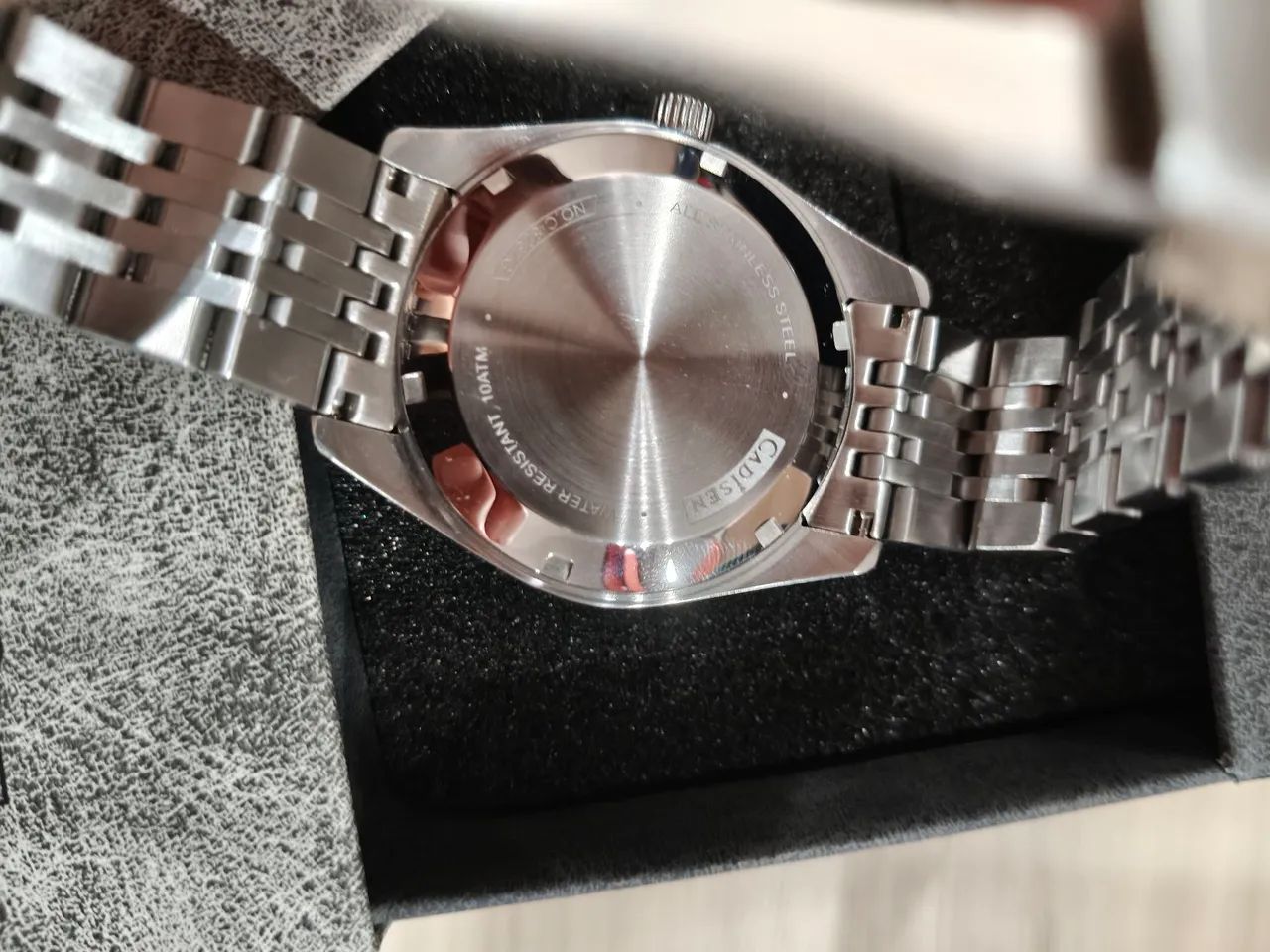 Relógio Cadisen Aqua Diver C8237M Miyota 8215 automático  - Foto 5