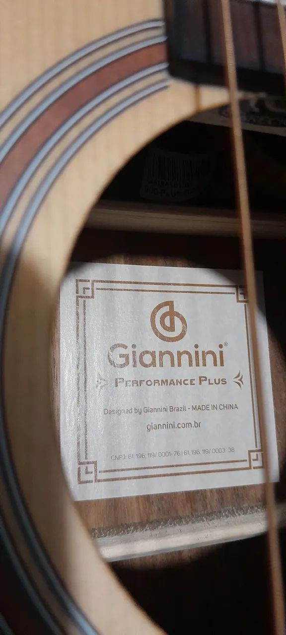 Violão Giannini Elétrico Folk - Foto 5