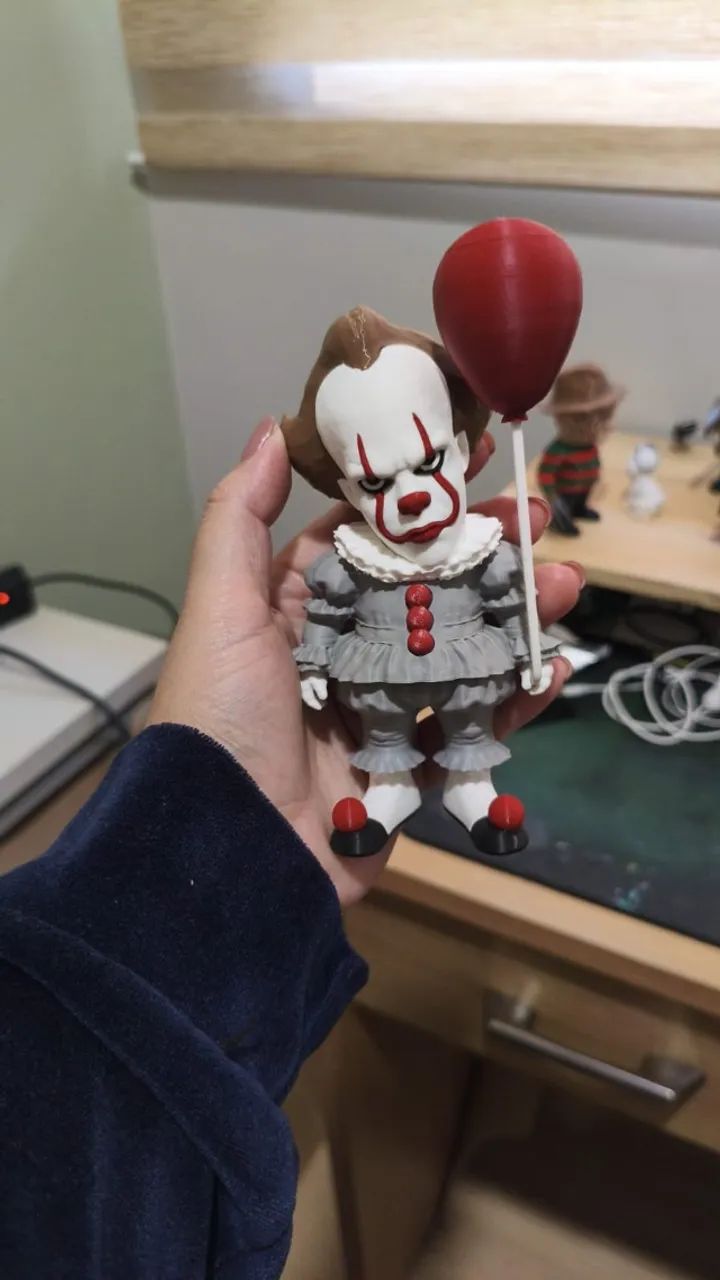 Miniatura Pennywise 13cm em PLA ? presente para quem não teme balões - Foto 2