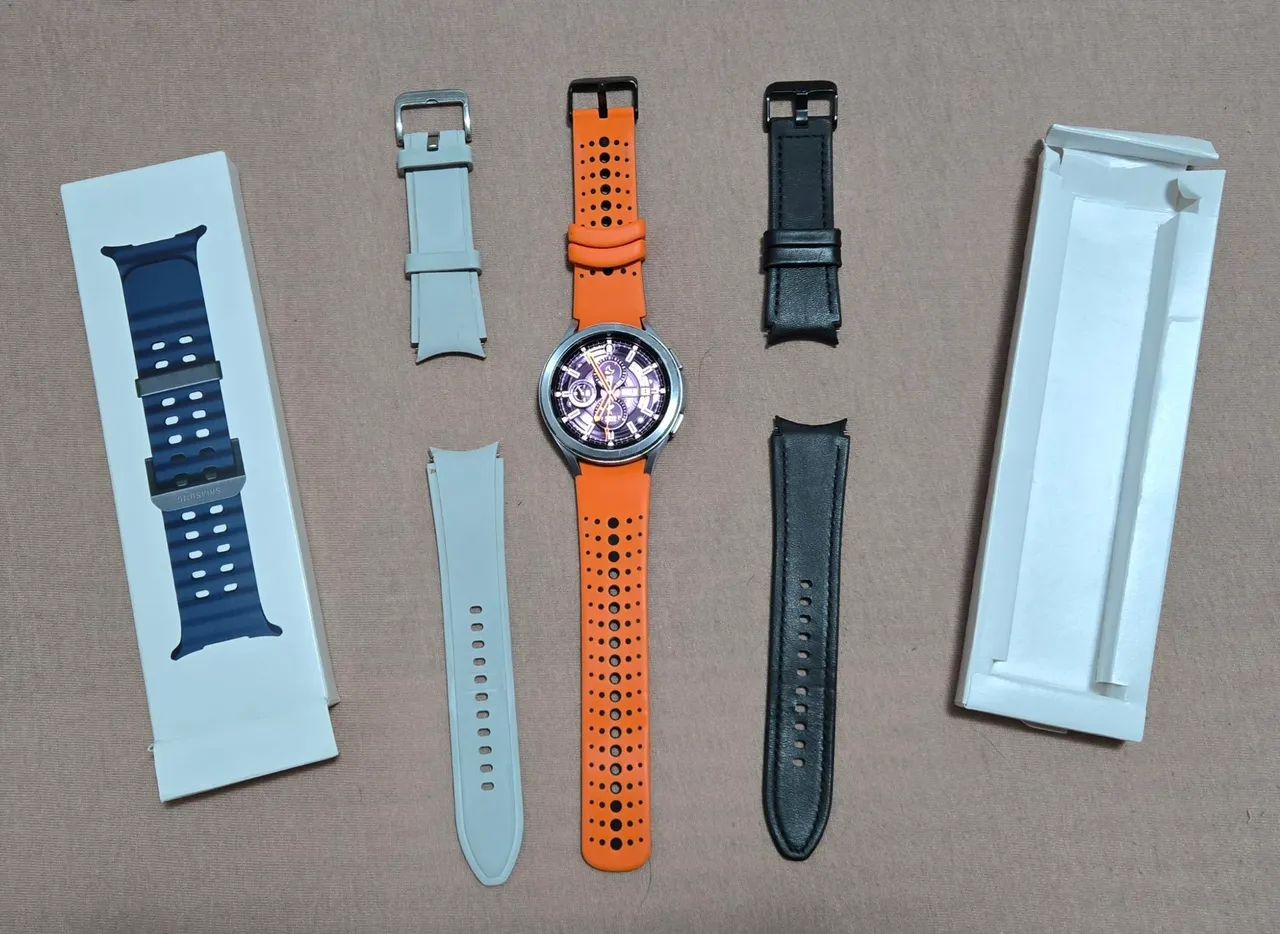 Relógio smartwatch Samsung Watch4 Classic LTE - Foto 4